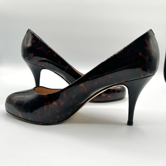 GIUSEPPE ZANOTTI BROWN PATENT LEATHER HEELS PUMPS HEELS MADE IN ITALY SIZE  40 - Picture 9 of 15